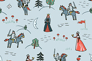 Fantasy Kingdom Dragons Bundle, a Pattern Graphic by GooseFrol (Thumbnail 15 of 22)