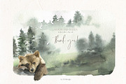 Woodland Babies Wild Animals Clipart, an Animal Illustration by whiteheartdesign (Thumbnail 28 of 28)