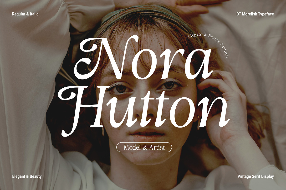DT Morelish - Serif Display, a Serif Font by Dryy.type (Photo 3 of 12)