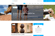 I Blog - Blog Web template PSD, a Templates & Theme by Themeix (Thumbnail 2 of 6)