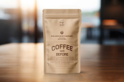 Kraft Pouch Bag Packaging PSD Mockup, a Packaging Mockup by Ram Studio LLC (Thumbnail 2 of 7)