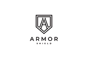 Armor Letter A Shield Logo, a Branding & Logo Template by yopie (Thumbnail 3 of 3)
