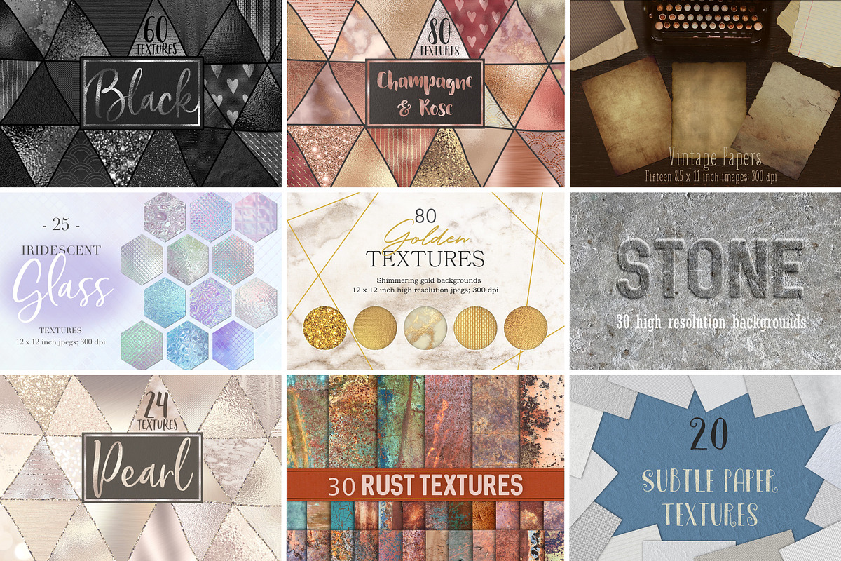 Everything Textures Bundle, a Texture Graphic by Paper Farms (Photo 2 of 8)