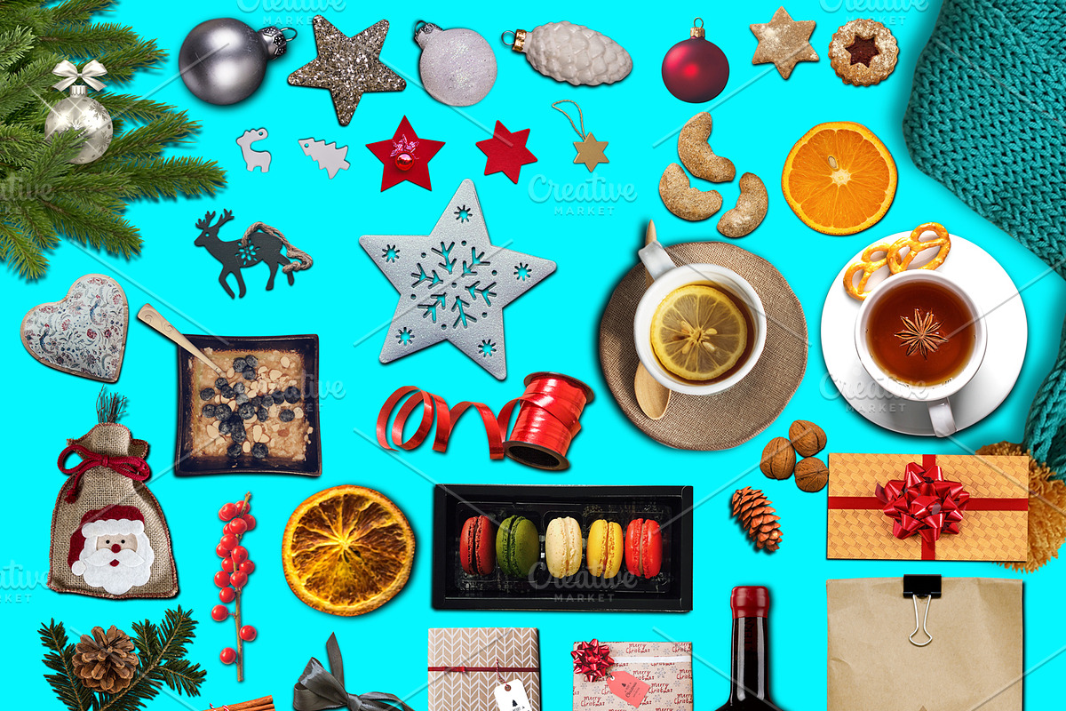 Christmas Scene and Mock-up Creator, a Product Mockup by relineo.mock-ups (Photo 6 of 8)