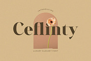 Ceflinty – Luxury Elegant Serif Font, a Serif Font by BrandSemut (Thumbnail 1 of 8)