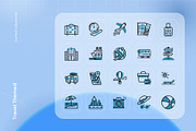 Travel Themed Icon, a Duotone Icon by Nathaya Studio (Thumbnail 2 of 2)
