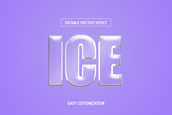 Crystal Glass Bold Text Effect preview 3
