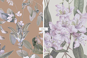 Vintage Botanical Patterns & Motifs, a Pattern Graphic by LEAFure (Thumbnail 6 of 10)