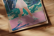 Close-Up Paper/Poster Mockup PSD, a Household Mockup by momomockps (Thumbnail 7 of 10)