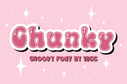 Chunky OTF, a Symbol Font by DREAMs Soul G.