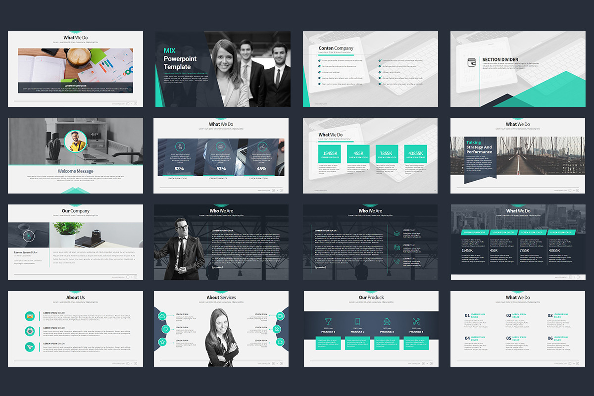 Business Mix Keynote Template, a Presentation Template by Stock Shape (Photo 2 of 7)