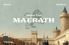 Maerath Medieval Display Font