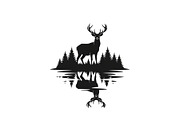 Wildlife Forest Silhouette Vector Bu, an Illustration by Designs_River (Thumbnail 24 of 51)