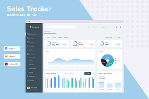 Sales Tracker Dashboard UI Kit