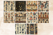 Egyptian Seamless Digital Papers, a Pattern Graphic by Gonez Studio (Thumbnail 4 of 8)