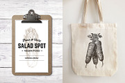 Vegetables Engravings Set, an Object Graphic by Graphic Goods (Thumbnail 6 of 6)