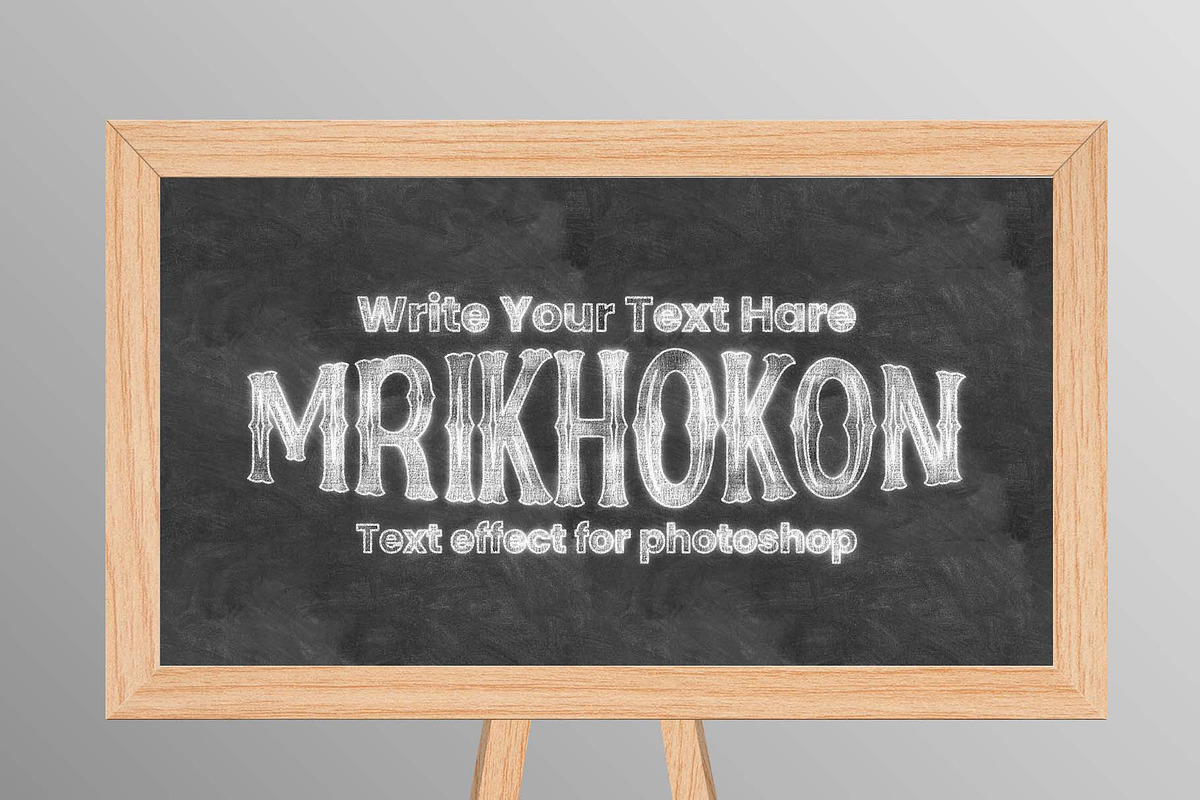 Chalk Creator Photoshop Action, an Action Add-On by MRI STUDIO (Photo 23 of 36)