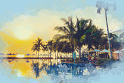 Landscape Photography Watercolor, an Action Add-On by MRI STUDIO (Thumbnail 7 of 10)