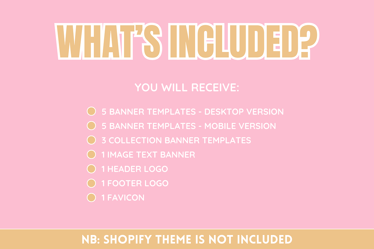 Shop Banner Templates - Pastel, a Shopify Template by SunshineStudioBoutique (Photo 2 of 9)