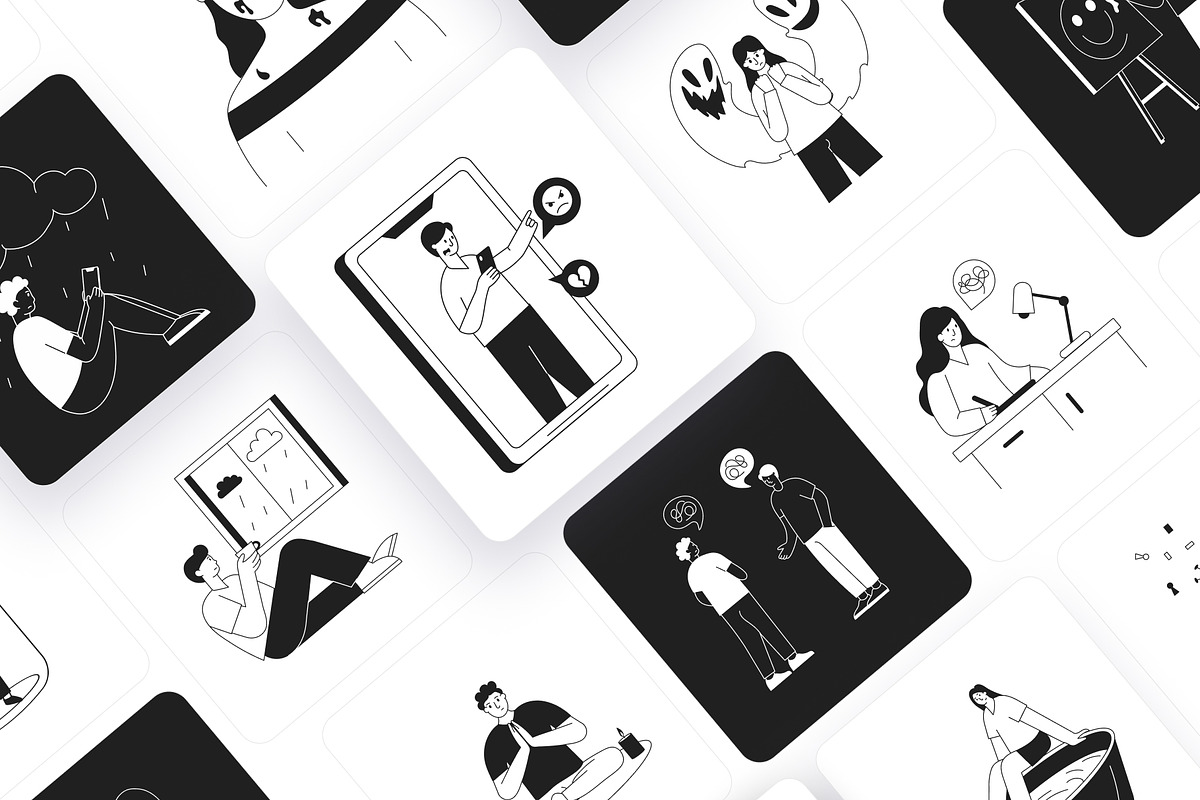 Animated Stress Management, a Healthcare Illustration by Vectors Market (Photo 3 of 5)