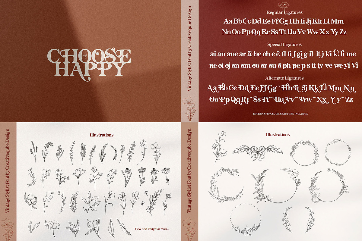 The Ultimate Font Bundle, a Sans Serif Font by Creativeqube Design (Photo 52 of 103)