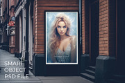 Street Poster MockUp, an Advertising Mockup by optimism (Thumbnail 1 of 2)