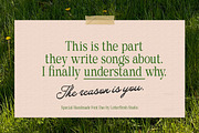 Special Handmade | Font Duo, a Script Font by Letter Fresh (Thumbnail 8 of 13)