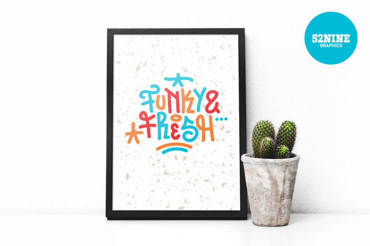 Graffiti Lettering Build Kit + Bonus, an Object Graphic by 52NINE GRAPHICS (Photo 2 of 8)