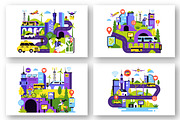 10 Smart City Infrastructure, a Technology Illustration by denayunebgt (Thumbnail 3 of 4)