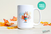 15oz Mug Mockup - 1 Sided, a Cups & Container Mockup by Simply Mockups (Thumbnail 2 of 2)