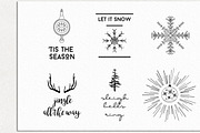 Vintage Christmas Card Badges Pack, a Templates & Theme by Aloha Philly (Thumbnail 6 of 6)