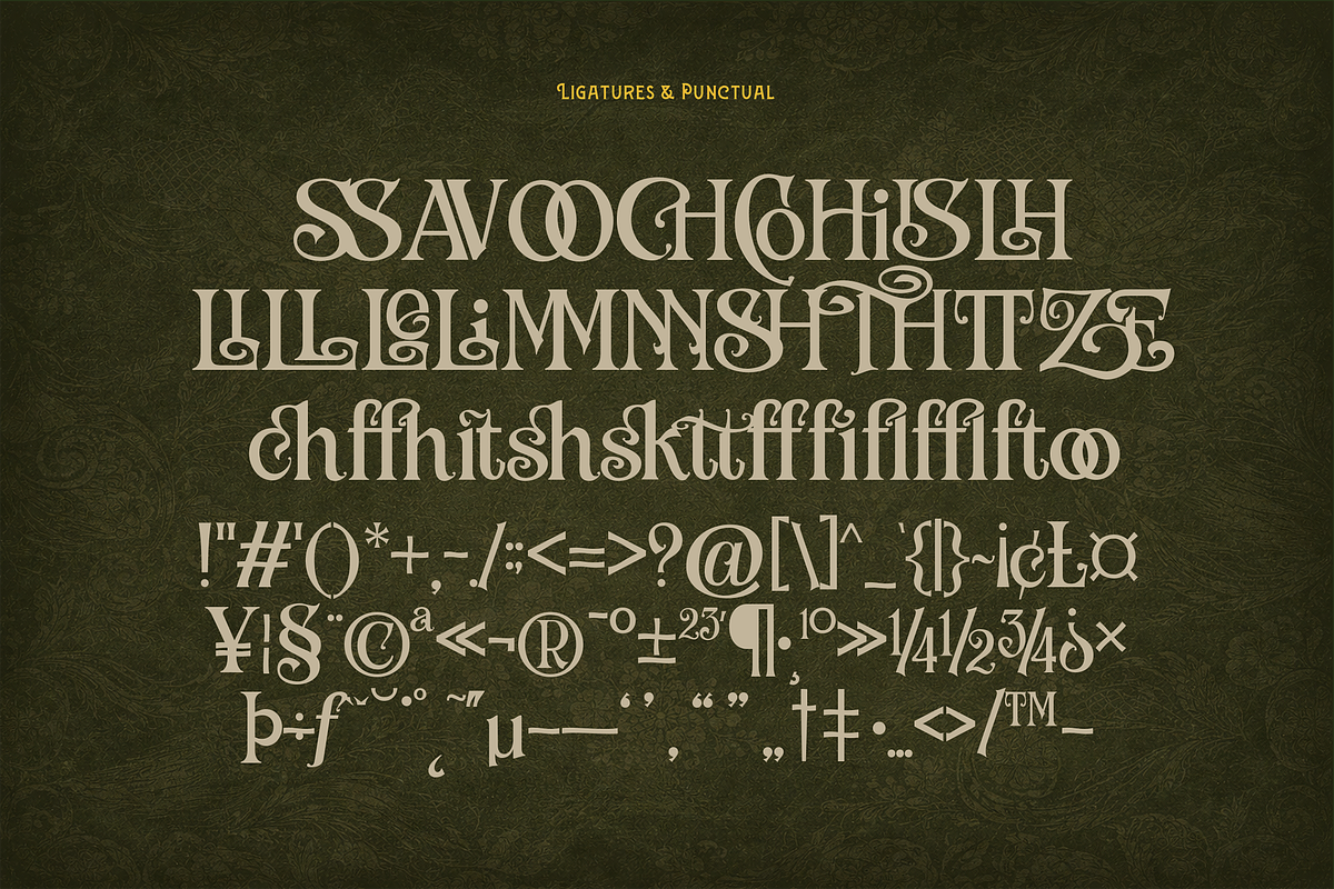 Libston - Luxurious Vintage & Extras, a Serif Font by Fortunes Co (Photo 4 of 14)