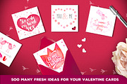 Cute Valentine Watercolor Brush Set, a Brush Add-On by Doris Nawratil (Thumbnail 2 of 8)