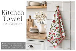 Kitchen Towel Mockups