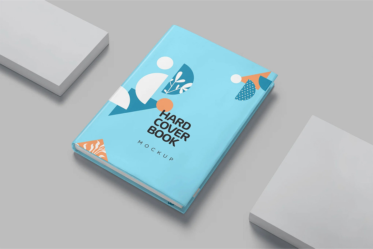 A4-A5 Hardcover Book Mockups, an Advertising Mockup by megostudi0 (Photo 7 of 7)