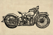 Classic Motorcycle Illustration Pack, an Illustration by Doggy Days (Thumbnail 8 of 10)