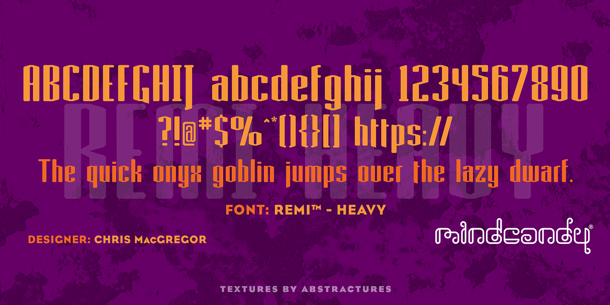 Remi™, a Sans Serif Font by MINDCANDY (Photo 3 of 3)