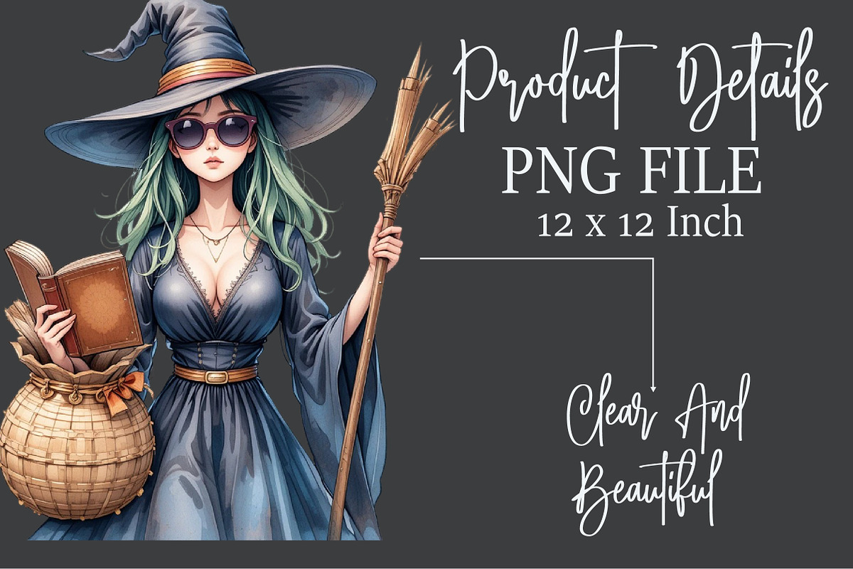 Witchy Summer Clipart, an Illustration by Rose Art (Photo 7 of 7)