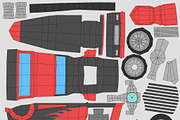 Cartoon Racing Car Pack Low Poly, a Cars & Vehicle 3D Model by Low Poly Lab (Thumbnail 11 of 20)