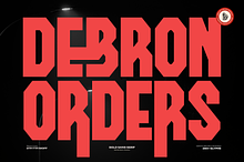 Debron Orders | Bold Sans Serif