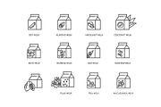 Alternative Milk, Vegan Milk, an Object Illustration by Tettygreen (Thumbnail 2 of 3)