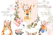 Boho Watercolor Woodland Animals, an Animal Illustration by Catherine Wheel (Thumbnail 4 of 17)