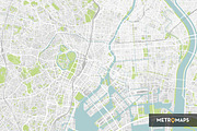 Tokyo Map – Pale / Regular, an Illustration by MetroMaps (Thumbnail 2 of 3)