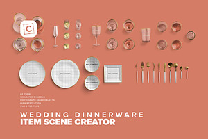 Wedding Dinnerware Scene Creator