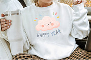 Whimsical Happy New Year Clipart, an Illustration by Sublimation Artist (Thumbnail 4 of 6)