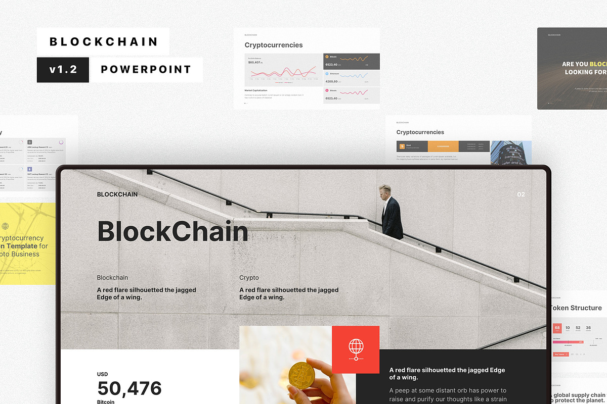 BLOCKCHAIN Powerpoint Template V1.2, a Presentation Template by ShapeSlide (Photo 13 of 13)