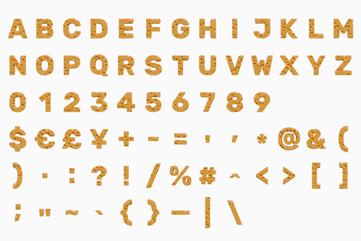 Tasty Cheese Font, a Sans Serif Font by itefan Studio (Photo 4 of 5)