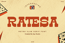 Bold Vintage Slab Serif - Ratesa
