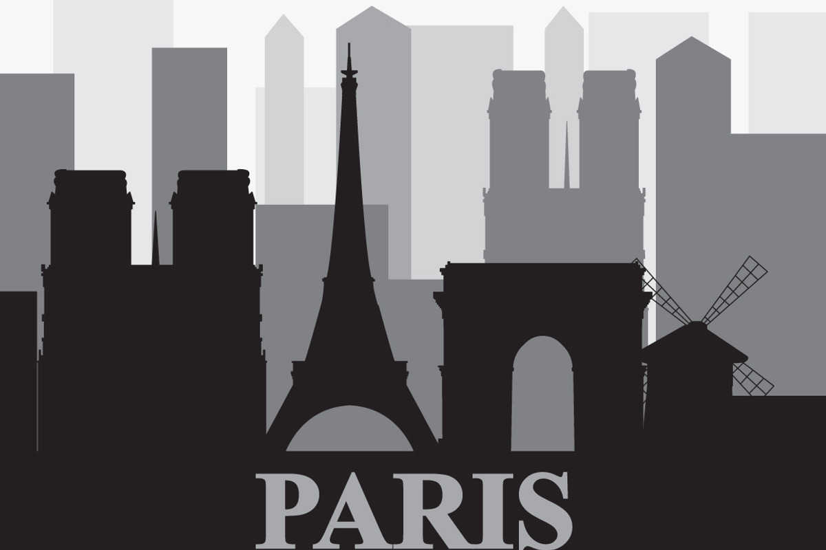 Vector set with landmarks of Paris, a Graphic by lycka (Photo 1 of 5)