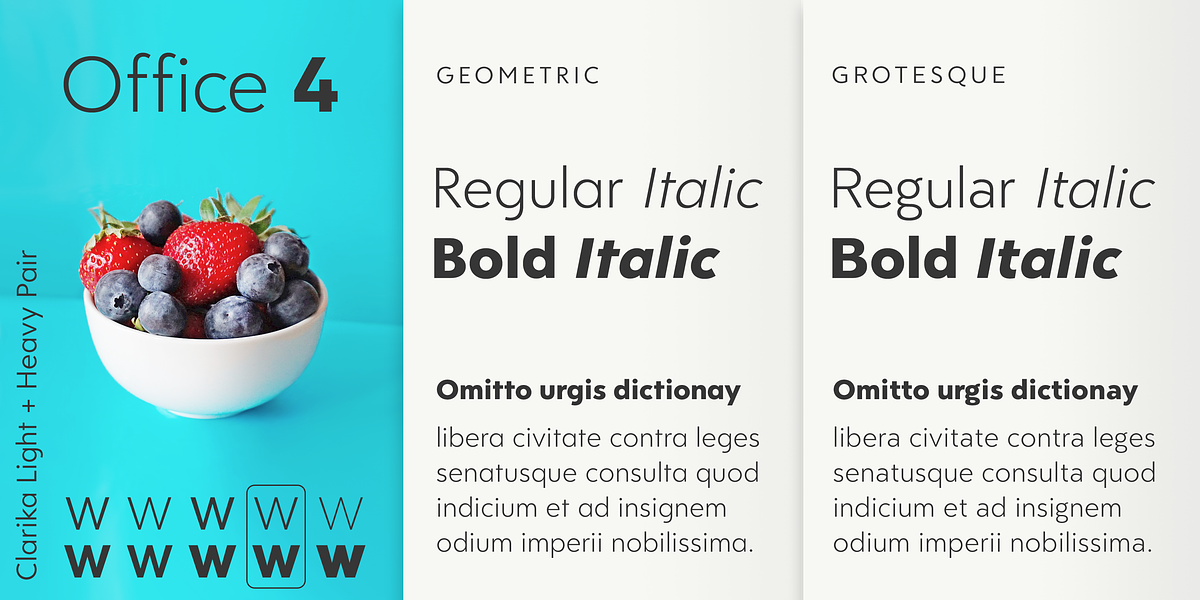 Clarika Office, a Sans Serif Font by Wild Edge (Photo 6 of 9)